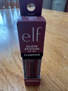E.L.F. Glow Reviver Plumping Lip Oil - Major Mauve